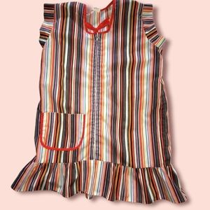 Vintage small striped cotton tunic